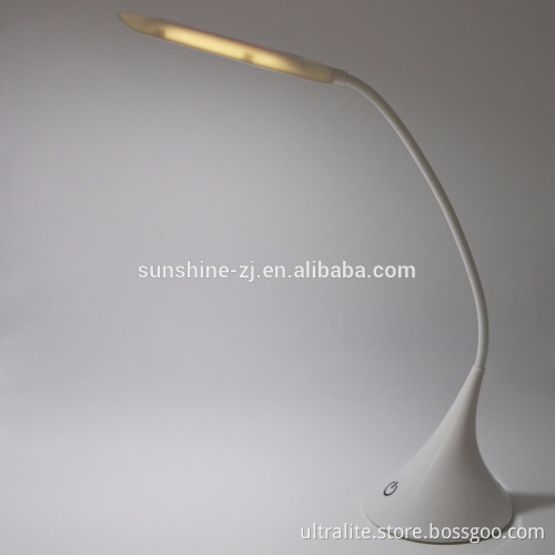 New Adjustable USB Rotation LED Reading Light Clamp Bed Table Desk Touch Lamp